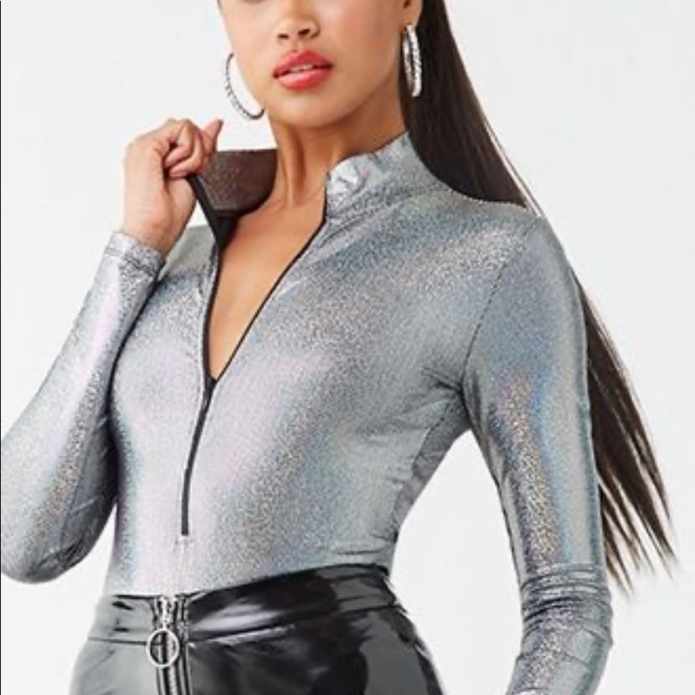 Iridescent Long Sleeve Bodysuit